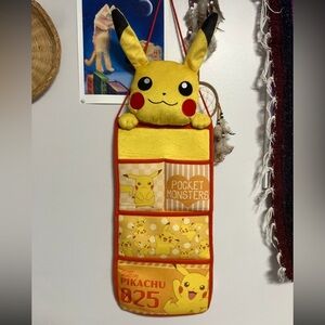 Yellow Pikachu Hanging Organizer